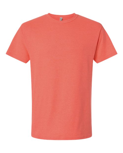 M&O 4800 Men's Gold Soft Touch T-Shirt - Heather Coral
