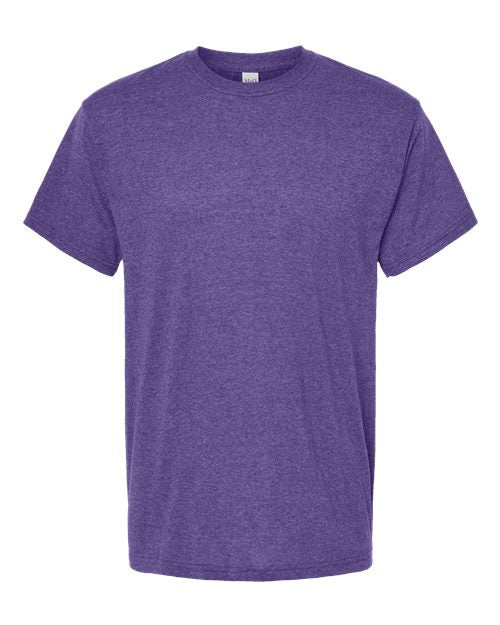 M&O 4800 Men's Gold Soft Touch T-Shirt - Heather Purple