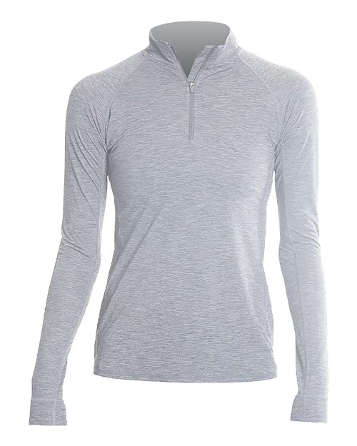 Load image into Gallery viewer, ANETIK WSFLTL0 Women's Flight Tech Quarter-Zip Pullover - Alloy Heathered
