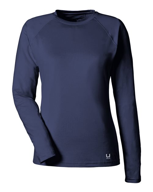 Load image into Gallery viewer, HUK H612L04 Women's LoPro Pursuit Long Sleeve T-Shirt - Naval Academy
