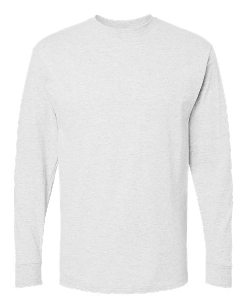M&O 4820 Unisex Gold Soft Touch Long Sleeve T-Shirt - Ash