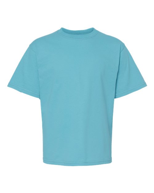 Load image into Gallery viewer, M&amp;O 4850 Youth Gold Soft Touch T-Shirt - Diving Blue
