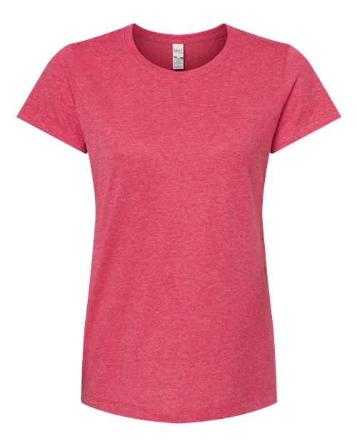 M&O 4810 Women's Gold Soft Touch T-Shirt - Heather Pink