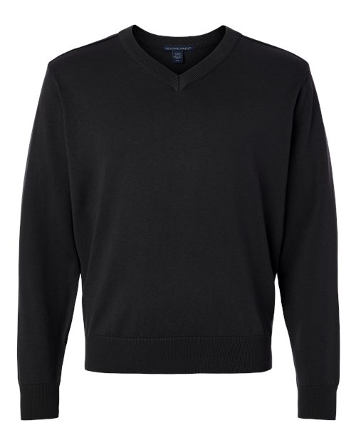 Devon & Jones DG445 Men's New Classics V-Neck Sweater - Black