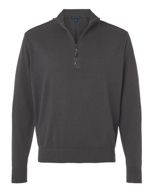 Load image into Gallery viewer, Devon &amp; Jones DG446 Men's New Classics Quarter-Zip Sweater - Graphite
