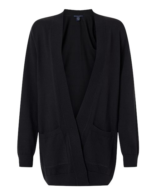 Load image into Gallery viewer, Devon &amp; Jones DG447W Women's New Classics Open Cardigan Sweater - Black
