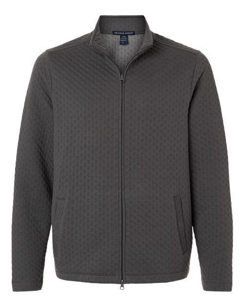 Devon & Jones DG740 Men's Berkeley Textured Full-Zip Jacket - Graphite