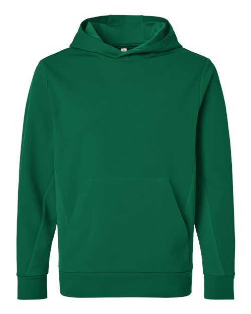 Load image into Gallery viewer, Team 365 TT400 Unisex Squad Hooded Tech Fleece Pullover - Sport Forest
