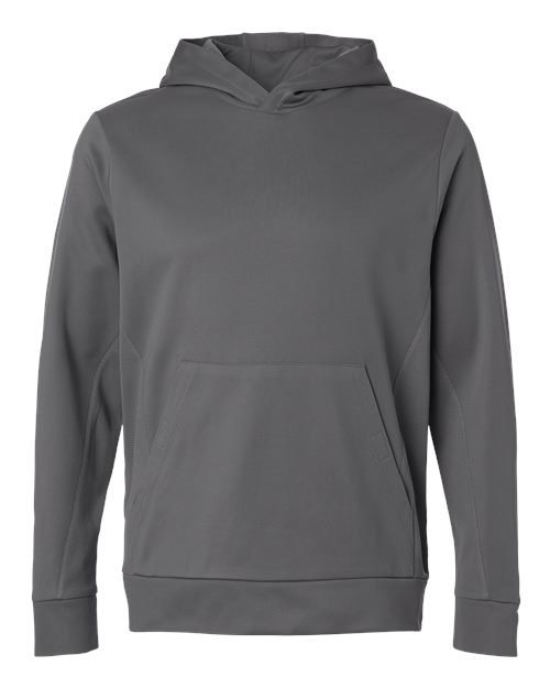 Load image into Gallery viewer, Team 365 TT400 Unisex Squad Hooded Tech Fleece Pullover - Sport Graphite
