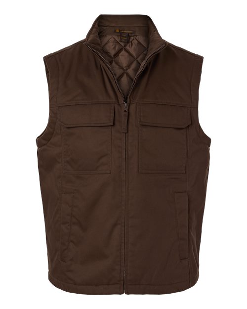 Harriton M723 Unisex ClimaBloc® Station Vest - Dark Mocha