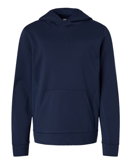 Load image into Gallery viewer, Team 365 TT400Y Youth Squad Hooded Tech Fleece Pullover - Sport Dark Navy
