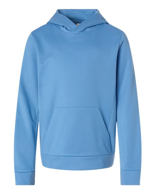 Team 365 TT400Y Youth Squad Hooded Tech Fleece Pullover - Sport Light Blue
