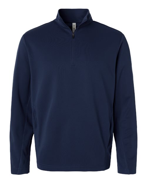 Team 365 TT401 Unisex Squad Cadet Quarter-Zip Tech Fleece Pullover - Sport Dark Navy