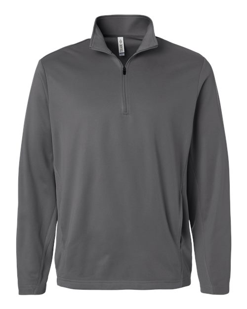 Load image into Gallery viewer, Team 365 TT401 Unisex Squad Cadet Quarter-Zip Tech Fleece Pullover - Sport Graphite
