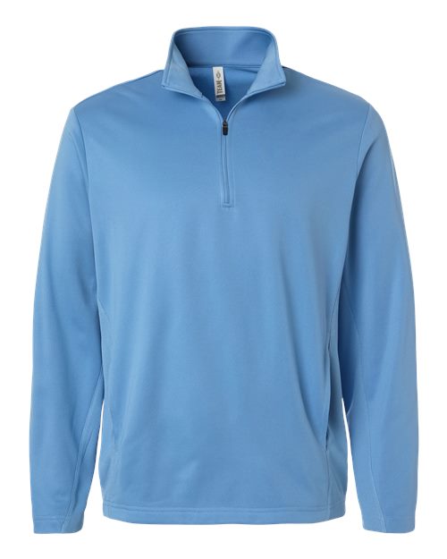 Load image into Gallery viewer, Team 365 TT401 Unisex Squad Cadet Quarter-Zip Tech Fleece Pullover - Sport Light Blue
