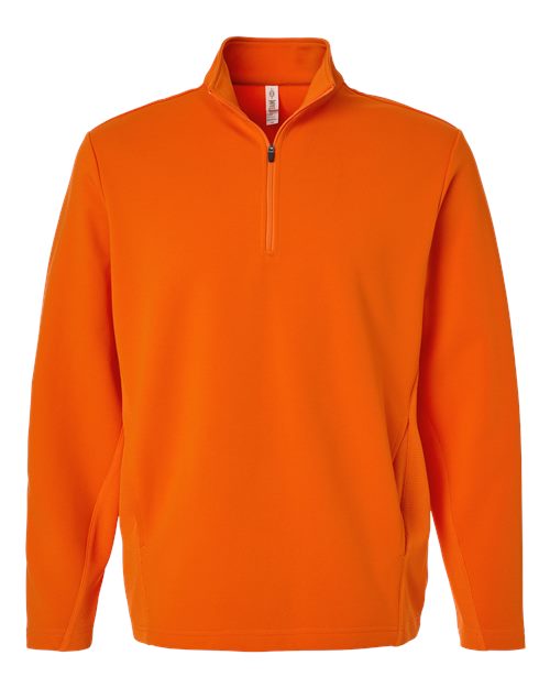 Load image into Gallery viewer, Team 365 TT401 Unisex Squad Cadet Quarter-Zip Tech Fleece Pullover - Sport Orange
