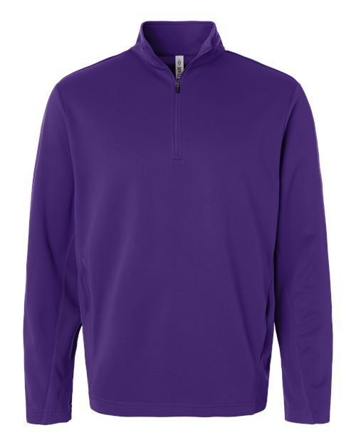 Load image into Gallery viewer, Team 365 TT401 Unisex Squad Cadet Quarter-Zip Tech Fleece Pullover - Sport Purple
