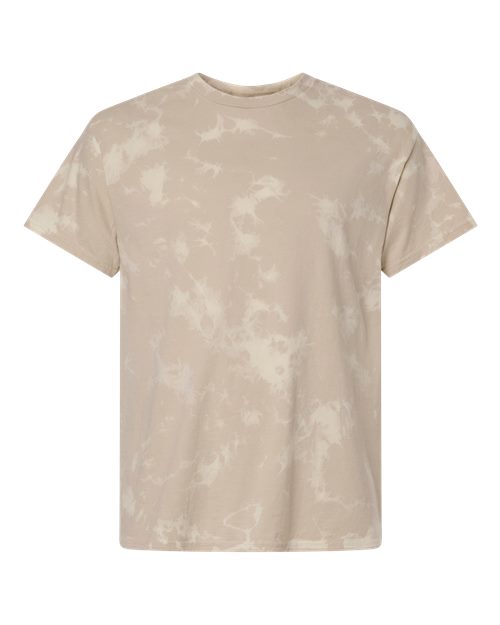Load image into Gallery viewer, Colortone 1385 Unisex Bleach Out Dyed T-Shirt - Beige
