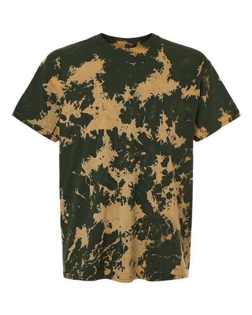 Load image into Gallery viewer, Colortone 1385 Unisex Bleach Out Dyed T-Shirt - Green
