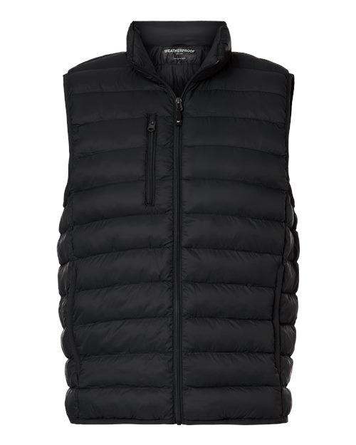 Load image into Gallery viewer, Weatherproof 26717 Men's Lightweight Poly-filled Packable Vest - Black
