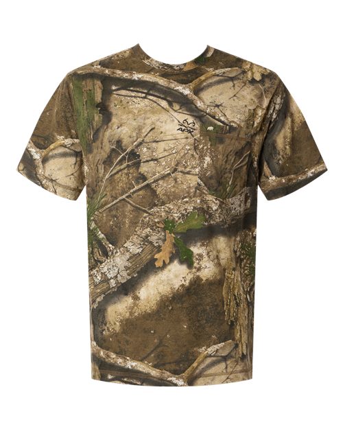 Load image into Gallery viewer, Berne Apparel BSM38 Men's Lightweight Performance Pocket T-Shirt - Realtree Apx
