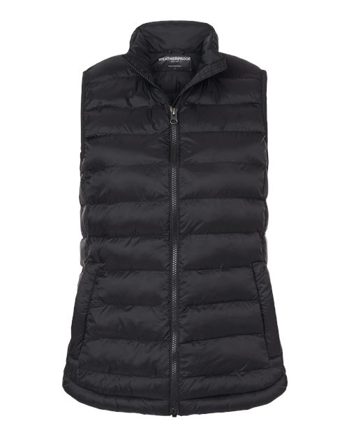 Weatherproof W26717 Women's Lightweight Poly-filled Packable Vest - Black