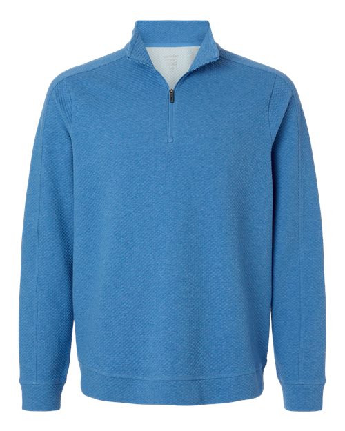 Load image into Gallery viewer, North End NE725 Men's Spirit Textured Quarter-Zip Pullover - Light Nautical Blue Heather
