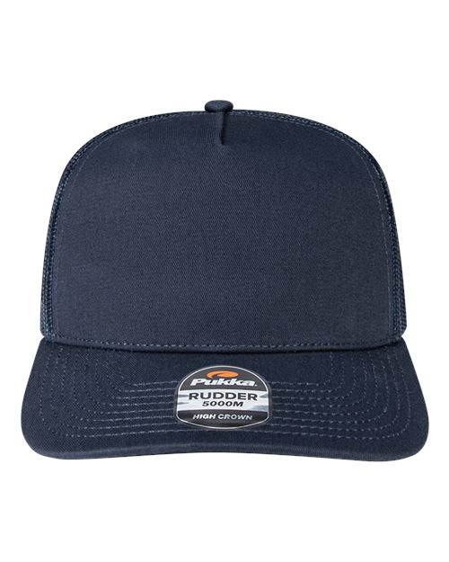 Pukka 5000M Rudder Five-Panel Cap - Navy