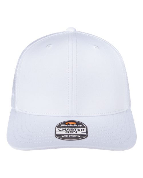 Pukka 6101M Charter Six-Panel Cap - White