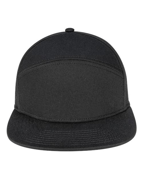 Load image into Gallery viewer, Pukka 7001P Tradesman Hybrid Six-Panel Cap - Black
