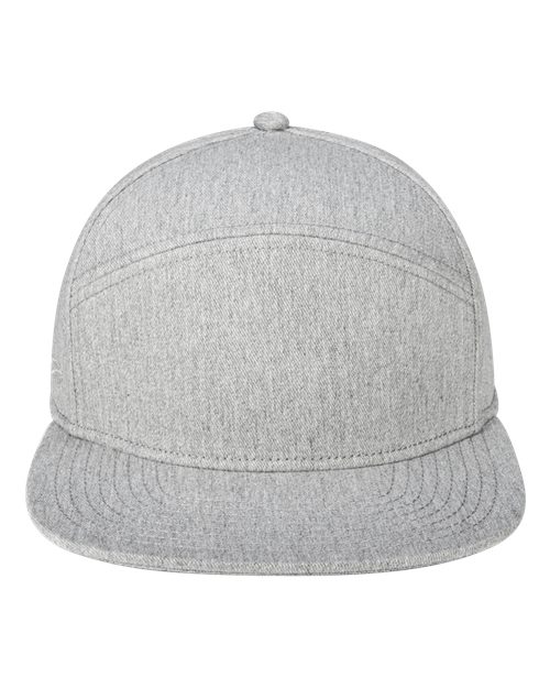 Pukka 7001P Tradesman Hybrid Six-Panel Cap - Grey Heather