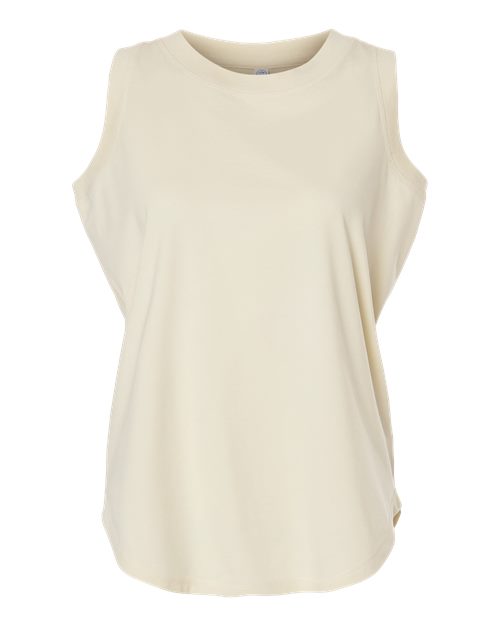 LAT 3592 Women's Relaxed Fine Jersey Tank - Natural