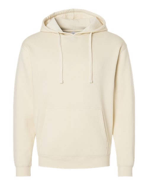 LAT 6926 Unisex Elevated Fleece Hoodie Sweatshirt - Natural