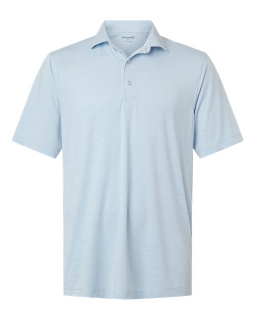 Load image into Gallery viewer, Paragon 162 Men's Bohemian Striped Heather Performance Polo - Carolina Heather
