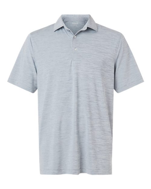 Paragon 162 Men's Bohemian Striped Heather Performance Polo - Navy Heather