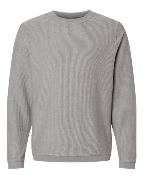 Boxercraft D02 Unisex Corded Crewneck Sweatshirt - Oxford