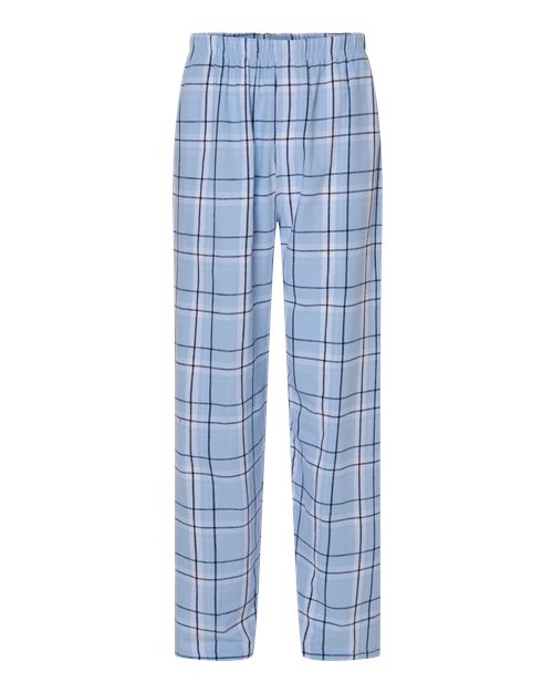 Load image into Gallery viewer, Boxercraft BM6624 Men's Harley Flannel Pants - Sky Blue Carnegie Plaid
