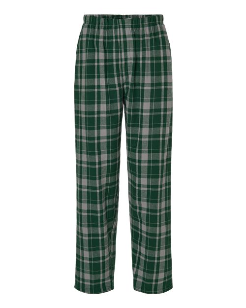 Boxercraft BM6624 Men's Harley Flannel Pants - Green Jordan Plaid