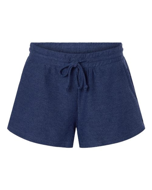 Load image into Gallery viewer, Boxercraft BW6506 Women's Rib Knit Corded Shorts - Navy
