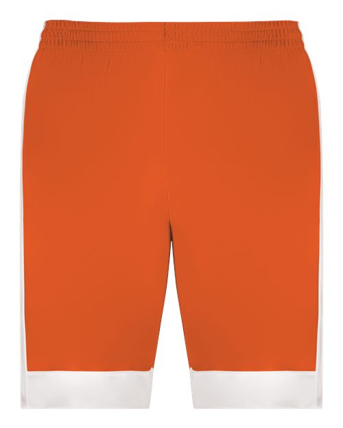 Augusta Sportswear 6889 Unisex Match-Up Basketball Shorts - Orange/ White