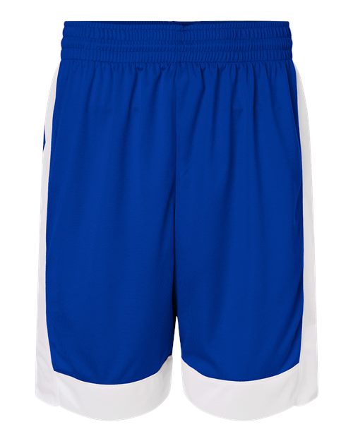 Augusta Sportswear 6889 Unisex Match-Up Basketball Shorts - Royal/ White