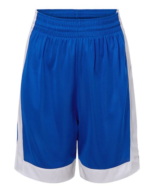 Augusta Sportswear 6890 Youth Match-Up Basketball Shorts - Royal/ White