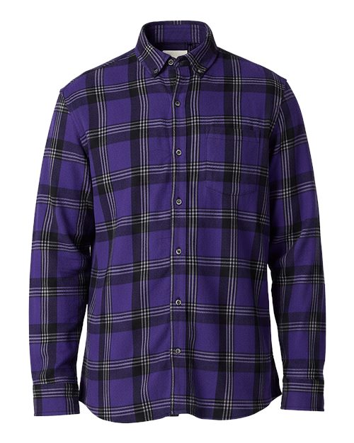 Load image into Gallery viewer, Boxercraft BU7401 Men's Flannel Button Down Shirt - Purple Mcintosh Plaid
