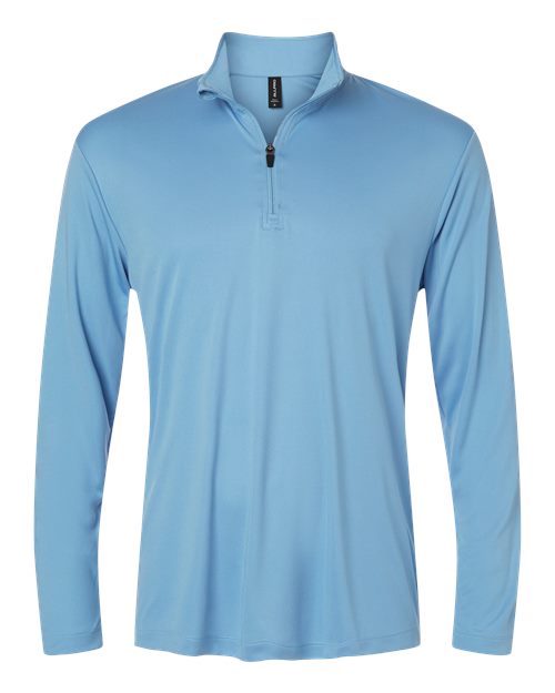 AllPro 41870 Men's Pro-Lock Performance Quarter-Zip Pullover - Carolina Blue