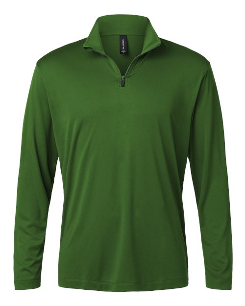 Load image into Gallery viewer, AllPro 41870 Men's Pro-Lock Performance Quarter-Zip Pullover - Olive Green

