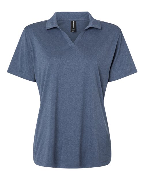 Load image into Gallery viewer, AllPro 41800L Women's Pro-Lock Performance Polo - Heather Navy
