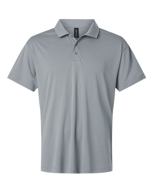 AllPro 41800T Men's Tall Pro-Lock Performance Polo - Heather Steel