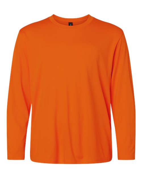 AllPro 48400Y Youth Pro-Lock Performance Long Sleeve T-Shirt - Deep Orange