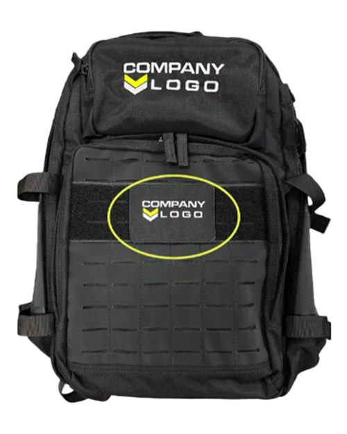 MERET MPBK10 Medium Blank Black Patch - Qty 10 - Black
