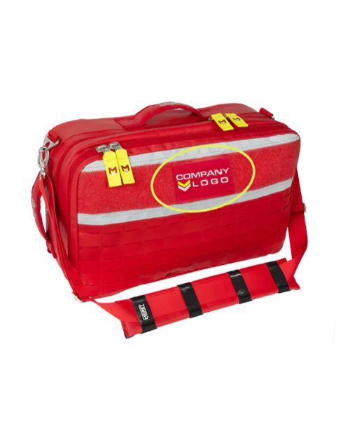 MERET MPF10 Medium Blank Red Patch - Qty 10 - Red